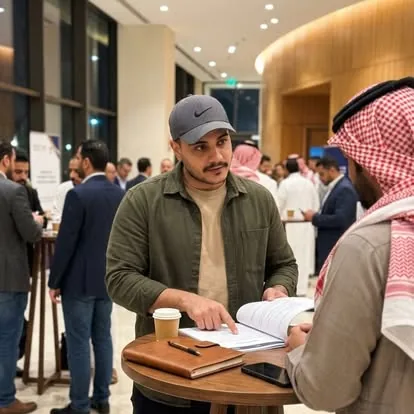ممدوح أبو عمار في فعالية مهنية